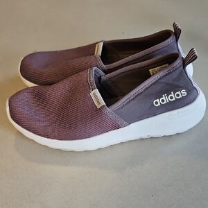 Adidas Purple Lite Racer Slip On Sneakers